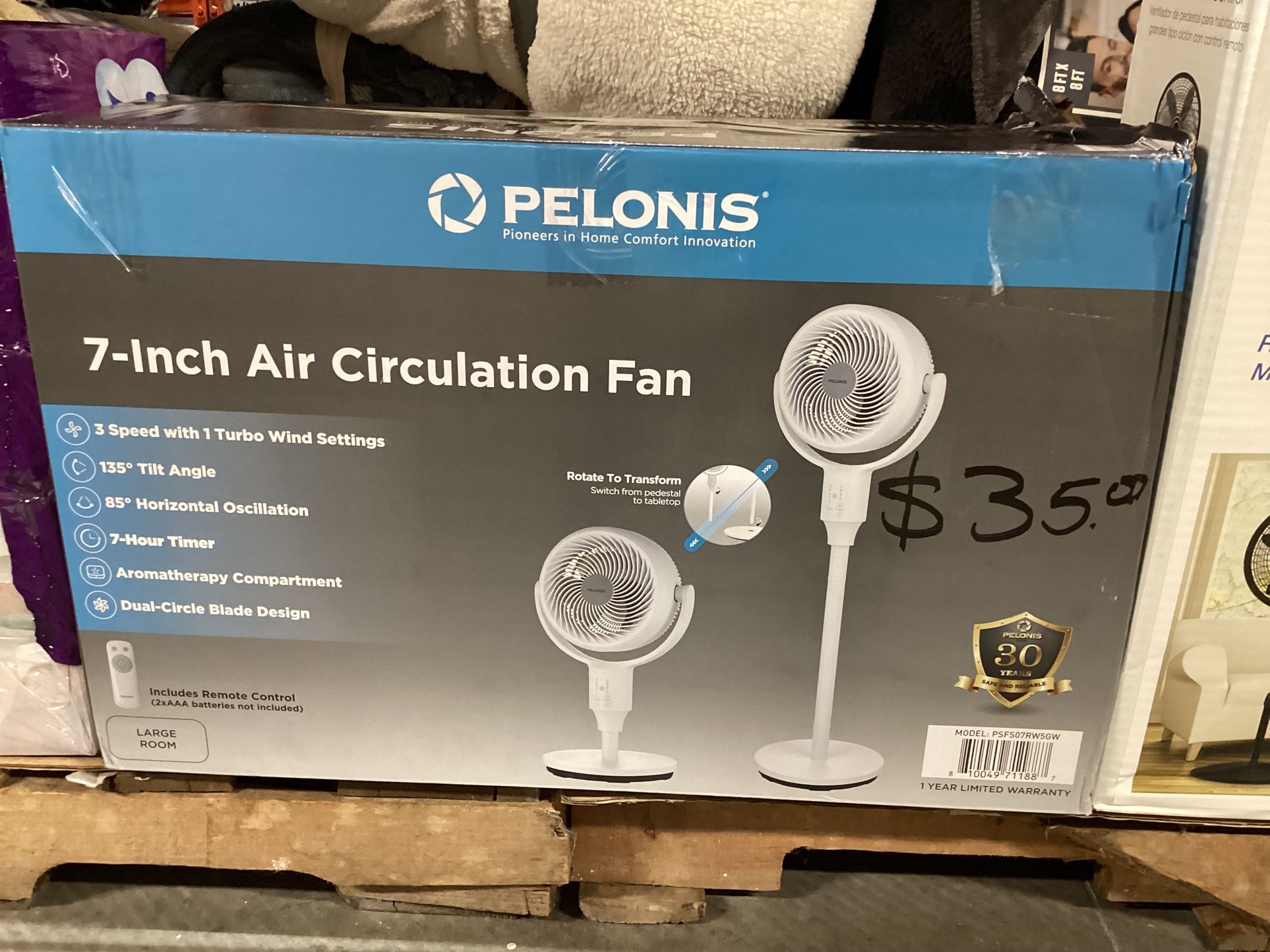 7-Inch air Circulation Fan