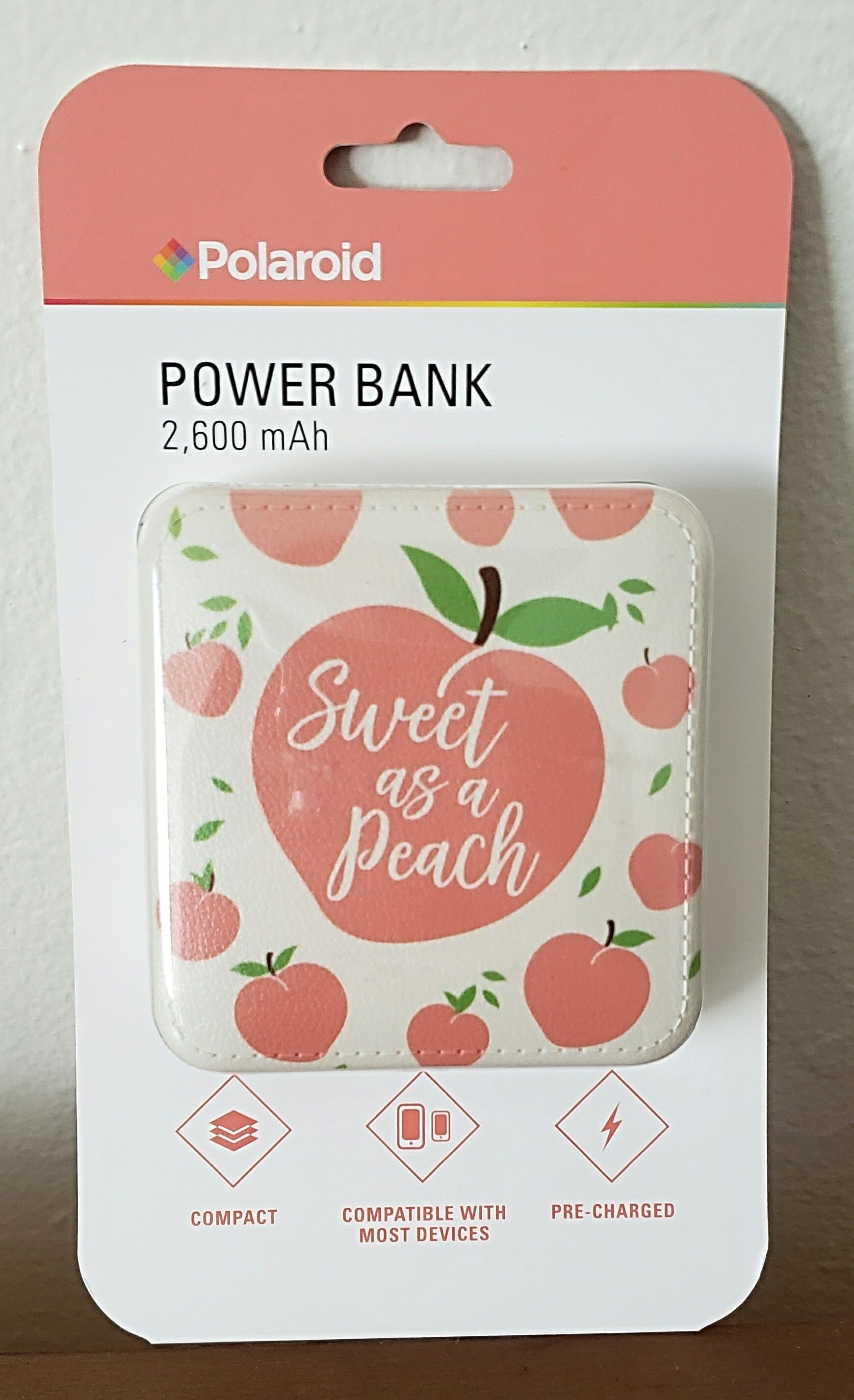 Polaroid (Sweet As A Peach) Power Bank