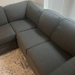 Colby Thin Track Arm Modular L-Shaped Sectional