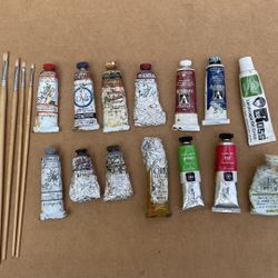 Artist Oil Paint- Brushes- Painting Material 