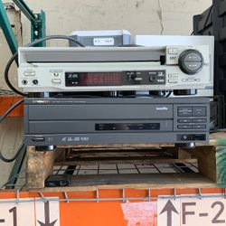 laserdisc Players Untested For Parts Or As Is 