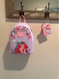 Lil Mermaid Loungefly with card holder