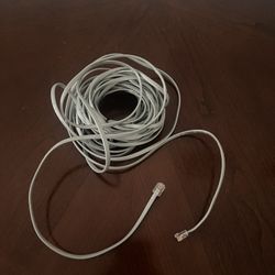 25feet/foot/ft Telephone Phone Extension Cord Cable Line Wire DSL/Landline{GREY