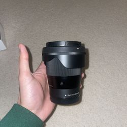 Sigma 16mm 1.4 For canon EF-M Mount 