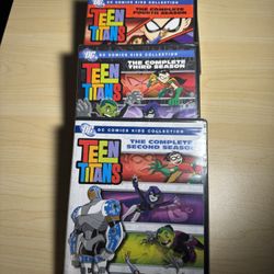 DC COMICS KIDS COLLECTION TEEN TITANS. SEASON 2 To Season 5 DVD 