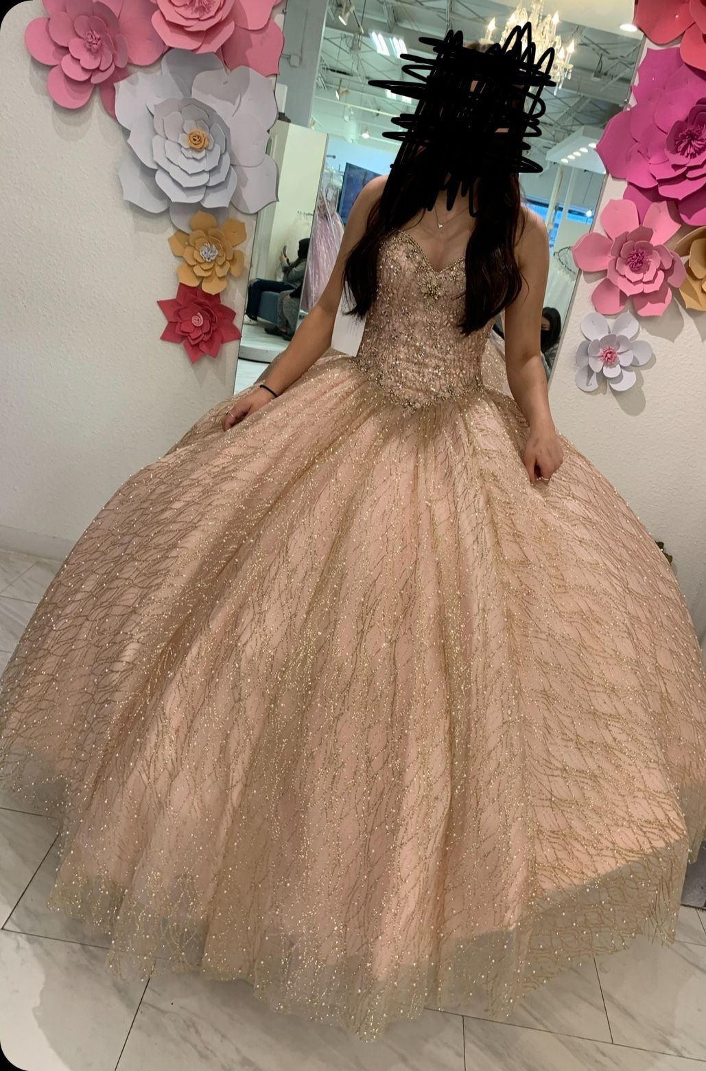 slim fit dress slacks Morilee 60181 Blush/Rose Gold Quinceañera Dress – PROM BAE main image 1