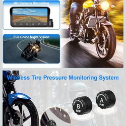 Car play Para Motocicleta De 6.25" Con Pantalla Táctil HD Resistente Al Agua, Android Auto, TPMS.