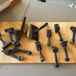 Antique Metal Door Stops And Door Knobs