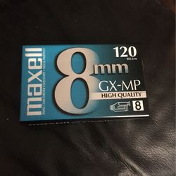 New Maxell 8 MM tape