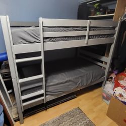 Grey Twin Bunkbed