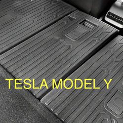 Tesla Model Y - Cargo Back Seat Covers. 2017-2024.