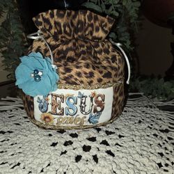 Animal Print Cosmetics Make-up Toiletries Pouch 