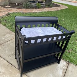 Black Changing Table 