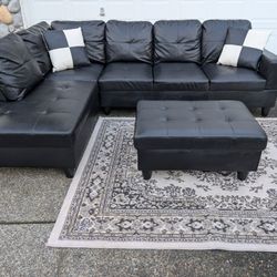 Black Sectional Delivery Available 🚚