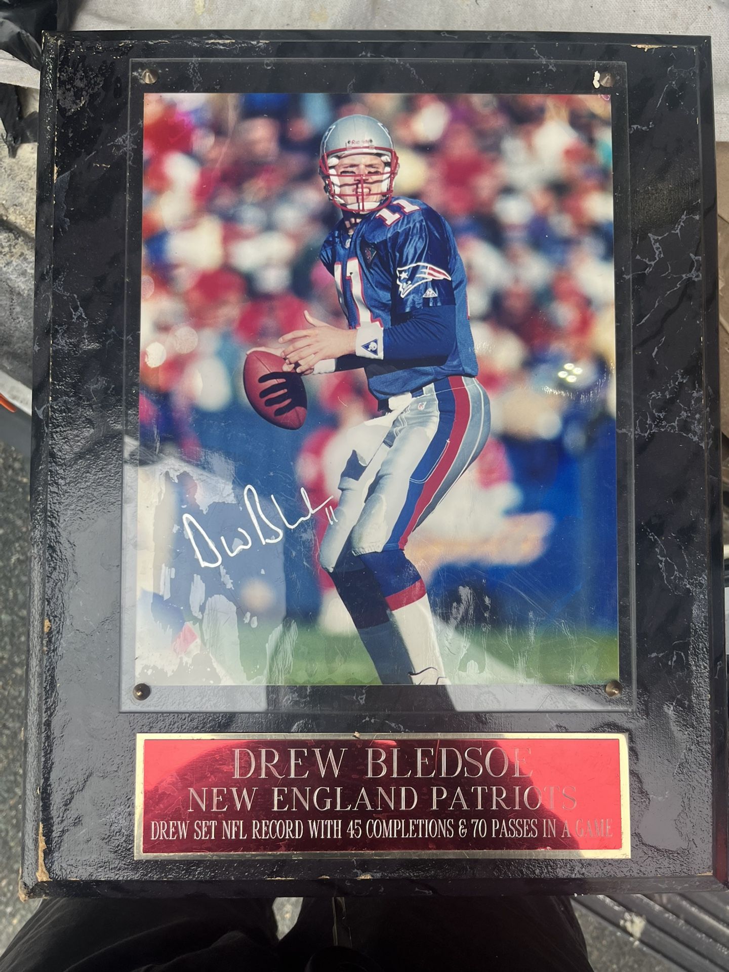 Drew Bledsoe Autograph Photo