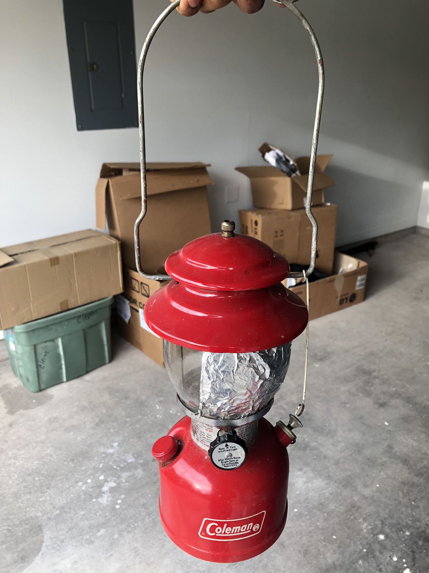 Coleman Lantern. Works well