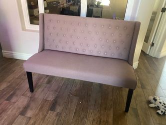 Tufted Upholstered Loveseat Bench