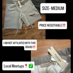 Light Oatmeal Essentials Shorts