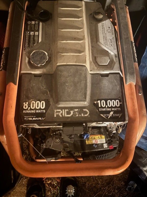 10,000 watt RIGID generator - $150 (Brighton)
‹image 1 of 5