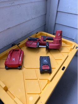 Hilti SB 4-A22 Band Saw 22V 4.2Ah Li-Ion Battery & Charger Red/Black Set