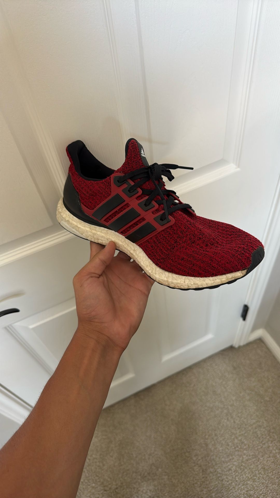 Men’s Adidas Ultra Boost 4.0 Red Black (Men’s size 11)