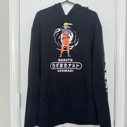 Naruto Black Hoodie Size M