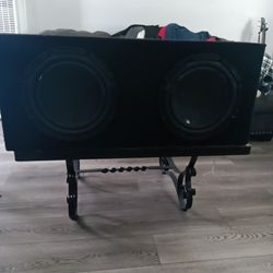 SPEAKERS DUAL 12" (POLK DB)