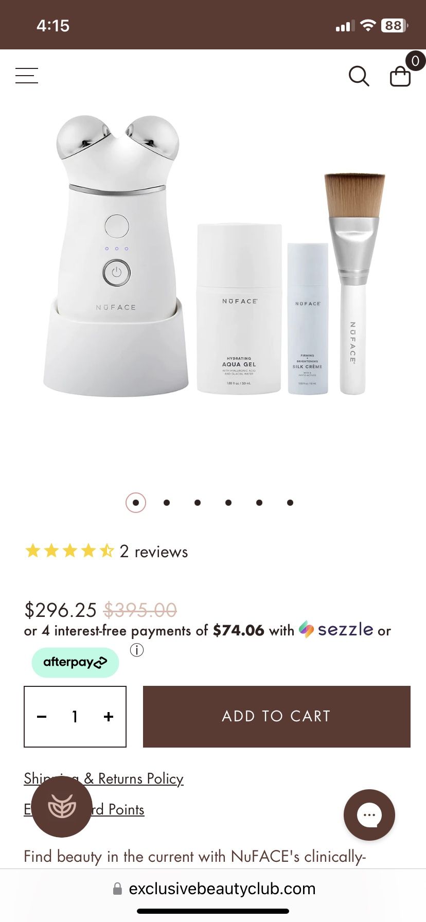 NuFACE TRINITY+ Facial Toning Starter Kit