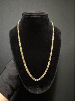 14K Gold filled chino link necklace