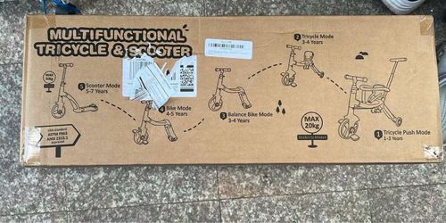 Multifunctional Kids Tricycle & Scooter new in box