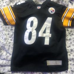 Nike NFL On Field Pittsburg Steelers Antonio Brown#84 Kids Youth Jersey Size S