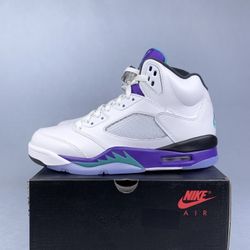 Air jordan 5s WHITE PURPLE   more colors available