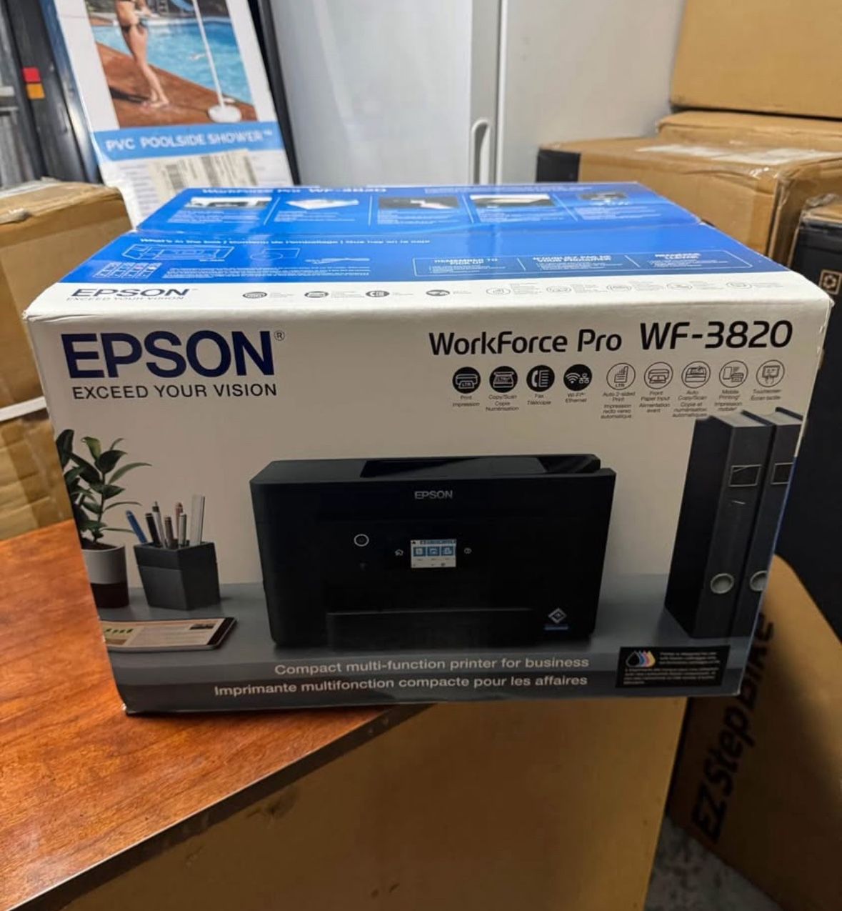Epson WorkForce Pro WF-3820 Color Inkjet All-in-One Printer