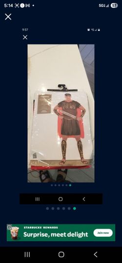 Adult standard size Roman centurion