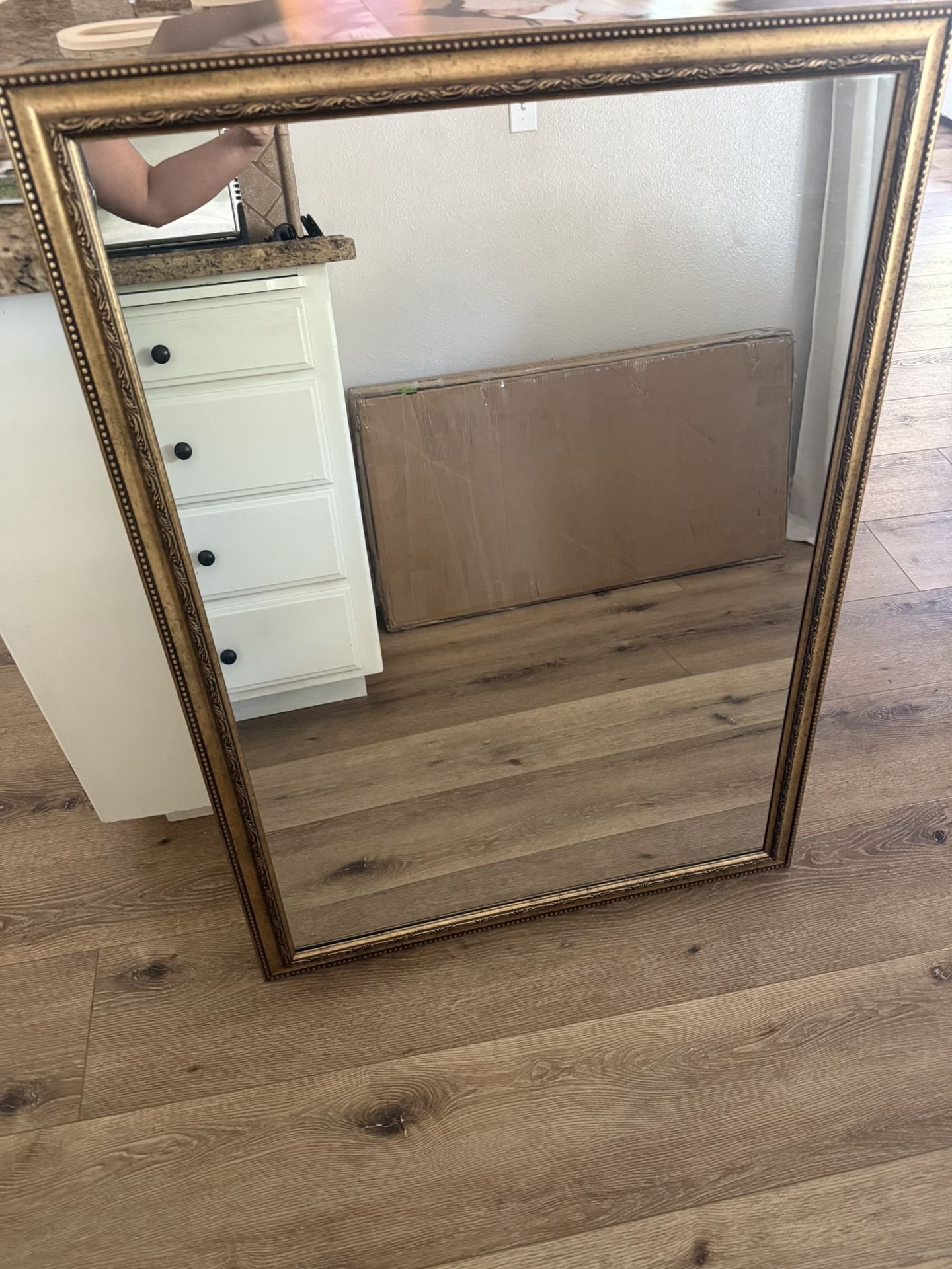 Antique Gold Framed Mirror