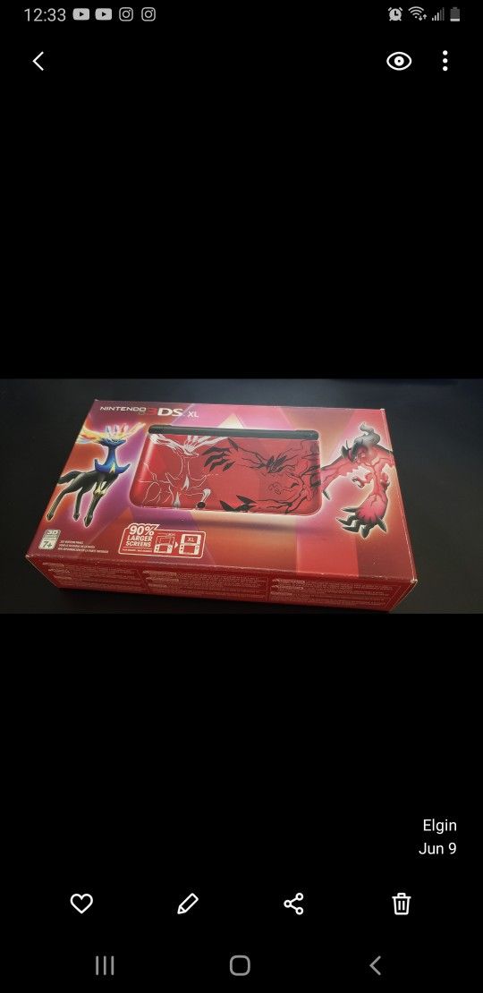 Nintendo 3DS XL RED Pokémon Limited Edition 