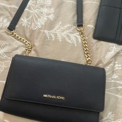 Navy Michael Kors With Wallet