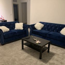 Blue Diamond Stud Couches 