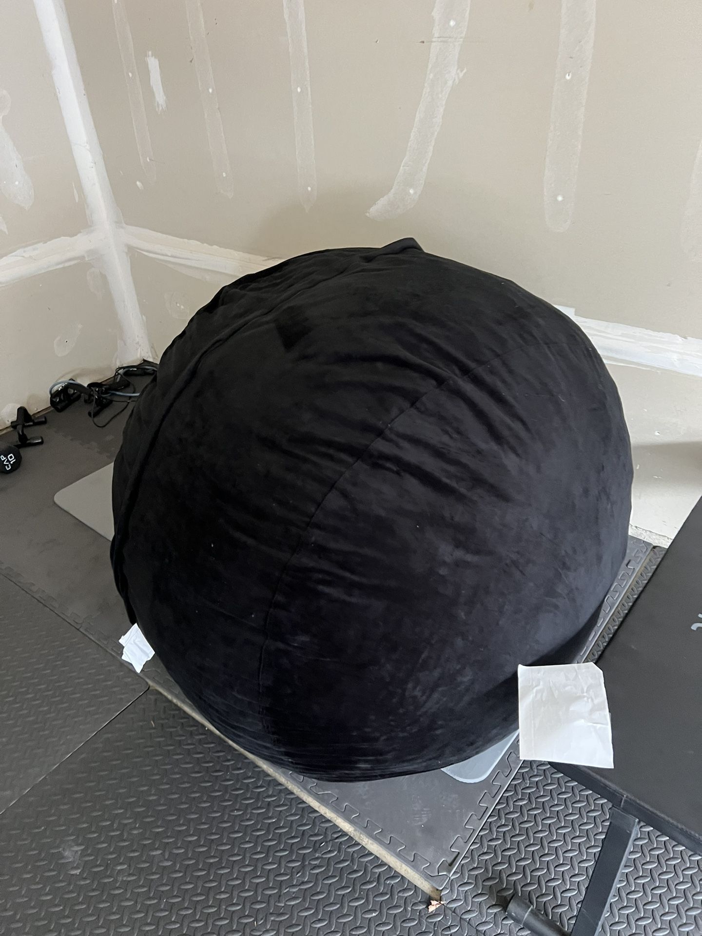 Huge Black Beanbag