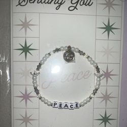 Little Word Project “PEACE” bracelet 