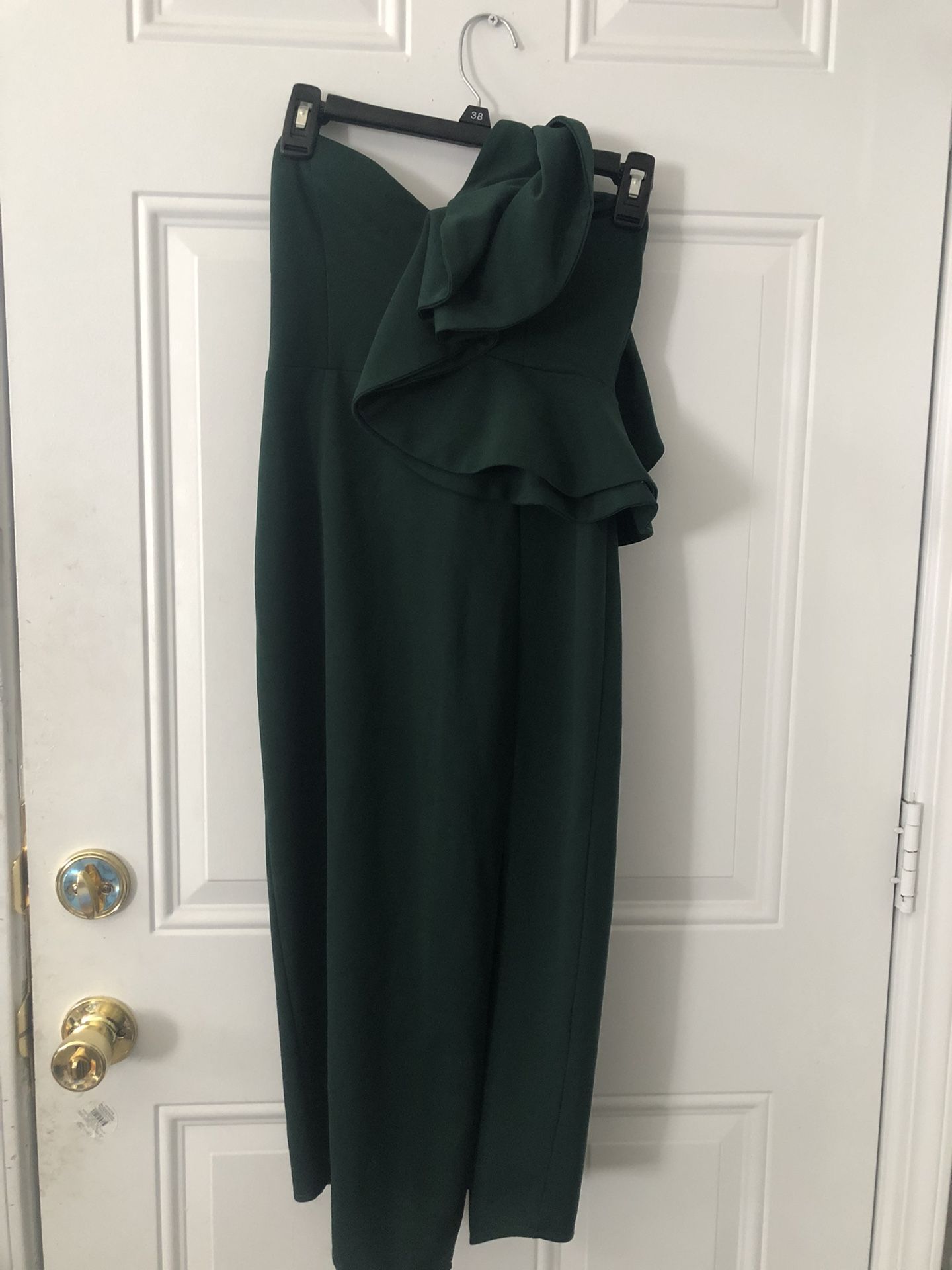 Dark Green sleeveless party dress - Hello Molly women’s size Medium 