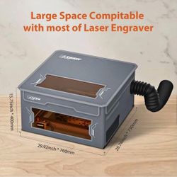 ATEZR AS Laser Enclosure for Laser Engraver with Pipe and Exhaust Fan