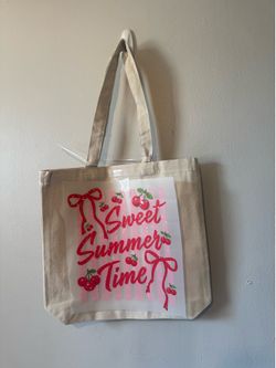 Natural Canvas Tote