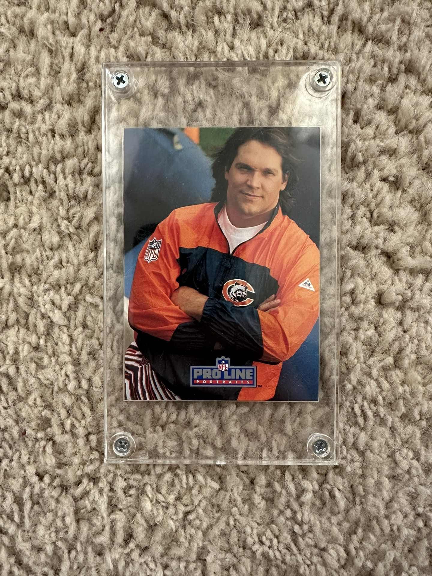 Chicago Bears Steve McMicheal Autographed Card