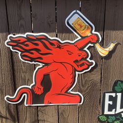 Fireball Whiskey Sign