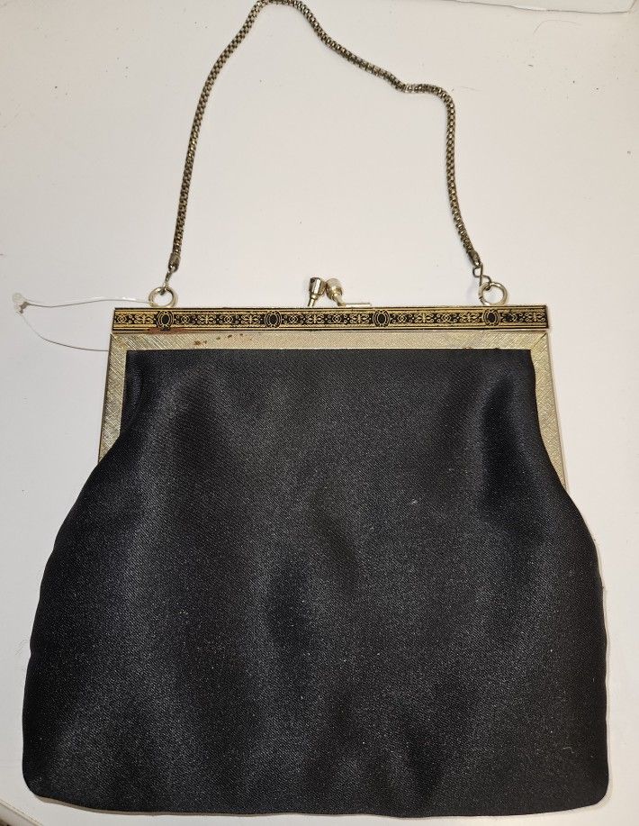 Re Gale Vintage FORMAL black Chain Purse