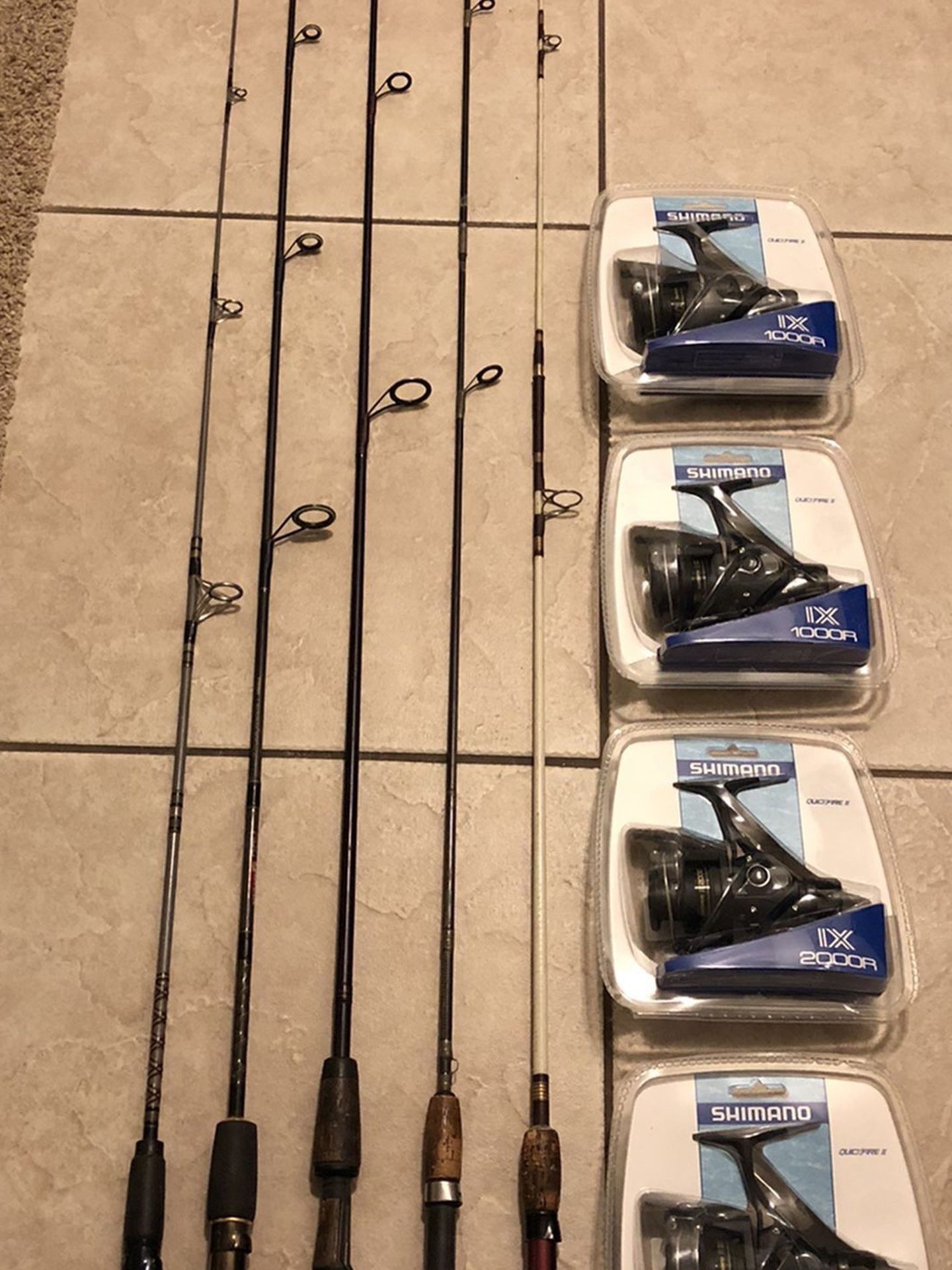 5 trout and panfish spinning rods & reels