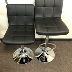 2 Pc Swivel Bar Stools 