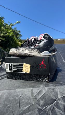 Jordan 3 black cement 2011 size 8.5