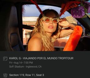 Karol G - Inglewood | August 14, 2026
